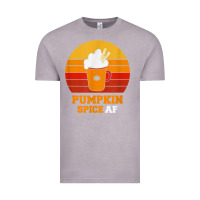 Vintage Zinc pumpkin spice af retro vintage background happy halloween Vintage Tee - longCreatives