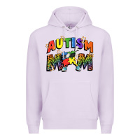 Lilac Autism mom Premium Hoodie - FaDigitalArtStudio