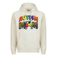Oatmeal Heather Autism mom Premium Hoodie - FaDigitalArtStudio