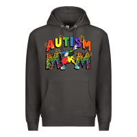 Smoke Autism mom Premium Hoodie - FaDigitalArtStudio