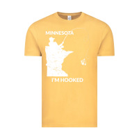 Vintage Mustard MN Minnesota Fishing T Gift for Fishermen and Anglers Vintage Tee - longCreatives