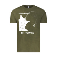 Vintage Olive MN Minnesota Fishing T Gift for Fishermen and Anglers Vintage Tee - longCreatives