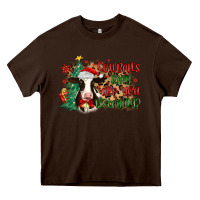 Chocolate Brown cowbells ring are you listening Heavy Core Tee - MaliasSmallBusiness