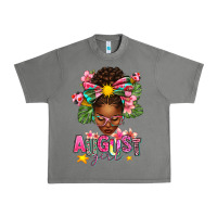 Tornado August Girl Afro Woman Summer Urban Heavy Tee - texasbilliewilder