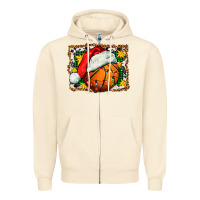 Sandshell basketball christmas Zipper Hoodie - FaDigitalArtStudio