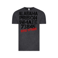 Vintage Black halloween alabama prisoner party costume tshirt Vintage Tee - longCreatives