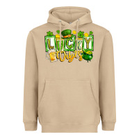 Mushroom Lucky Vibes Heavyweight Hoodie - CowhideDigitalArt