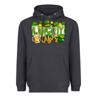 Smoke Lucky Vibes Heavyweight Hoodie - CowhideDigitalArt