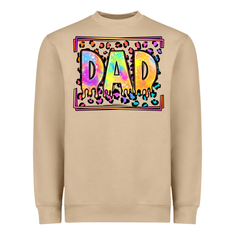Lgbtq Tie Dye Dad Heavyweight Sweatshirt by OliviaCreatesArt | Teevron