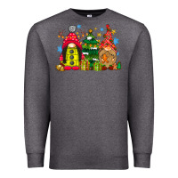 Charcoal Heather gnome Christmas Premium Sweatshirt - CowhideDigitalArt