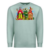 Seafoam gnome Christmas Premium Sweatshirt - CowhideDigitalArt