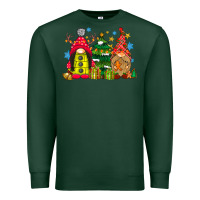 Sports Green gnome Christmas Premium Sweatshirt - CowhideDigitalArt
