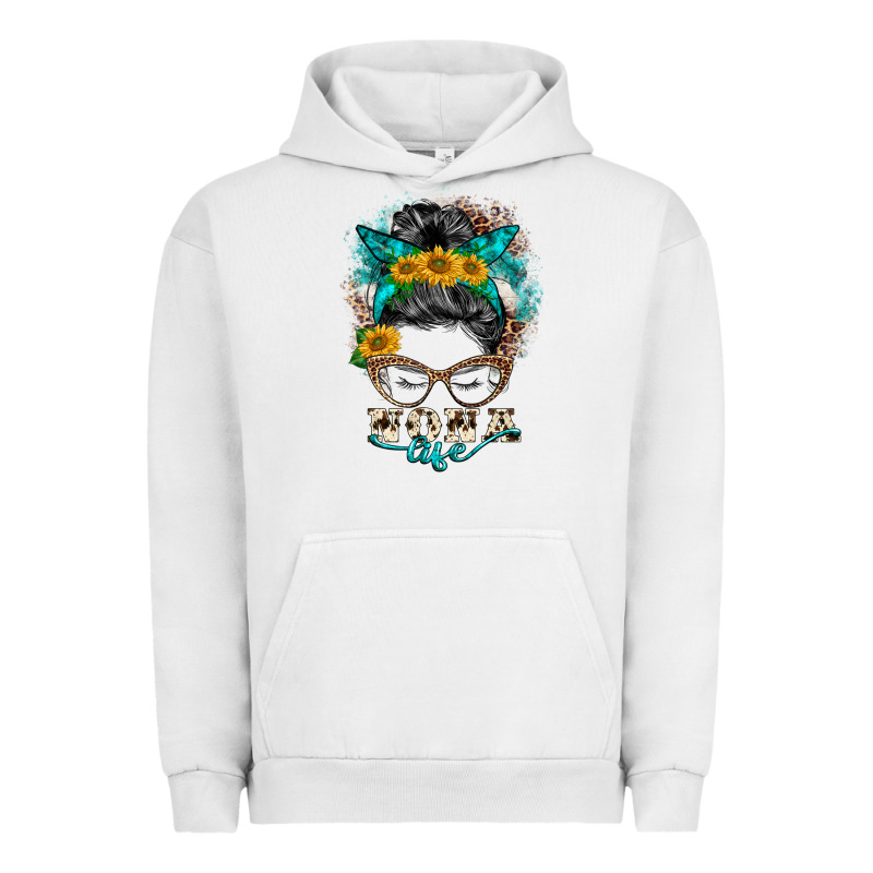 Nona Life Messy Bun Urban Hoodie by BarkalooDesign | Teevron