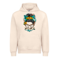 Sandshell nona life messy bun Urban Hoodie - BarkalooDesign