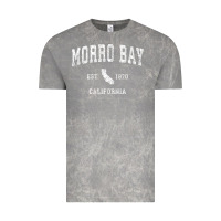 Cloud Rock Morro Bay California CA Vintage Athletic Sports Design Vintage Tee - longCreatives