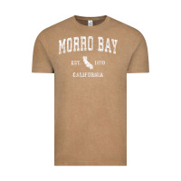 Vintage Coffee Morro Bay California CA Vintage Athletic Sports Design Vintage Tee - longCreatives