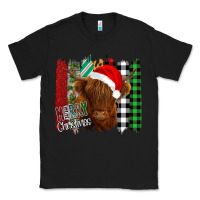 Black Merry Christmas Cow Classic Tee - Bettercallsaul
