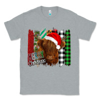 Heather Grey Merry Christmas Cow Classic Tee - Bettercallsaul