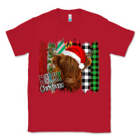 Red Merry Christmas Cow Classic Tee - Bettercallsaul