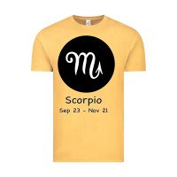 Vintage Mustard Scorpio Horoscope Vintage Tee - Bettercallsaul