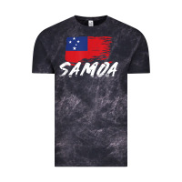 Cloud Black samoan gifts   somoan flag t shirt Vintage Tee - longCreatives