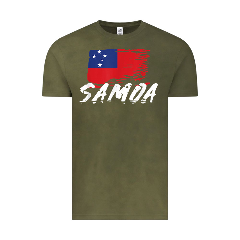 Samoan Gifts   Somoan Flag T Shirt Vintage Tee by longCreatives | Teevron