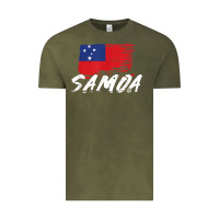 Vintage Olive samoan gifts   somoan flag t shirt Vintage Tee - longCreatives