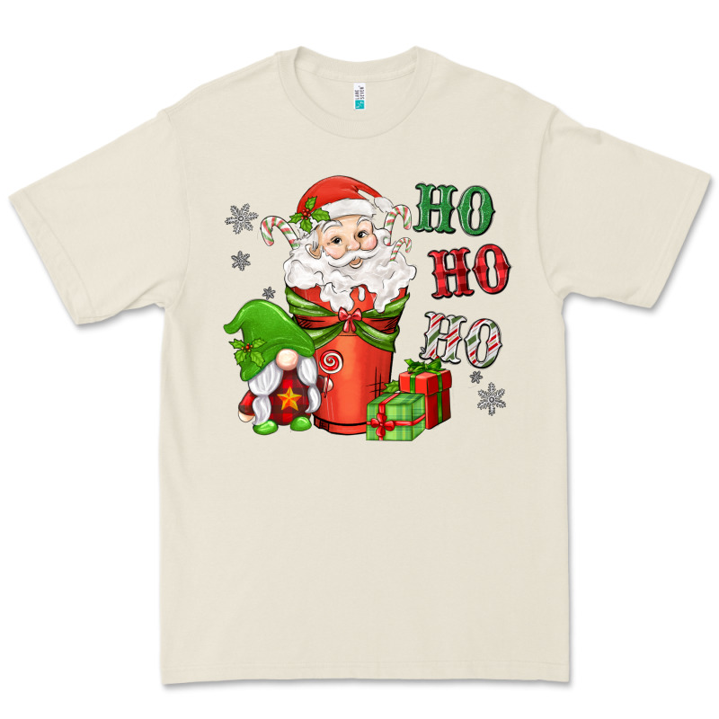 Ho Ho Ho Gnome Santa Coffee Cup Premium Tee by MaliasSmallBusiness | Teevron