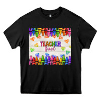 Black teacher fuel Heavy Core Tee - NancyCooperArtShop
