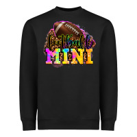 Black football mini Heavyweight Sweatshirt - OliviaCreatesArt