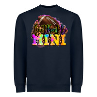 Navy football mini Heavyweight Sweatshirt - OliviaCreatesArt