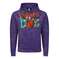 Cloud Purple Game day leopard basketball Vintage Hoodie - NancyCooperArtShop