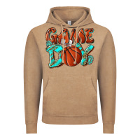 Vintage Coffee Game day leopard basketball Vintage Hoodie - NancyCooperArtShop