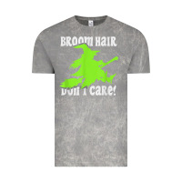 Cloud Rock witches saying broom hair dont care halloween camper joke Vintage Tee - longCreatives
