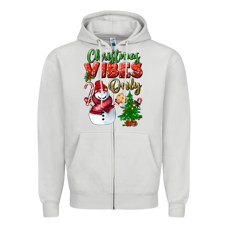 Christmas Vibes Only Zipper Hoodie by BundleAndBundleShop | Teevron