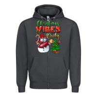 Smoke christmas vibes only Zipper Hoodie - BundleAndBundleShop