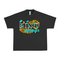 Pigment Black Blessed Mama Urban Heavy Tee - texasbilliewilder