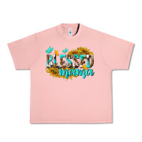 Salmon Blessed Mama Urban Heavy Tee - texasbilliewilder
