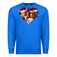 True Royal farm animals christmas Premium Sweatshirt - CowhideDigitalArt