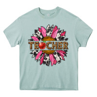 Arona western teacher sunflower Heavy Core Tee - NancyCooperArtShop