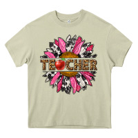 Mossy western teacher sunflower Heavy Core Tee - NancyCooperArtShop