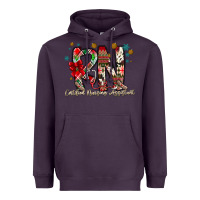 Plum RN Licensed Practical Nurse Heavyweight Hoodie - CowhideDigitalArt