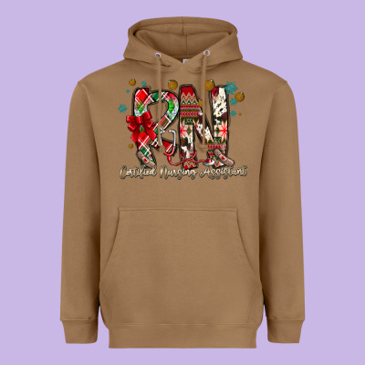 Rn Licensed Practical Nurse Heavyweight Hoodie Designed By Cowhidedigitalart