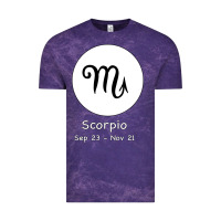 Cloud Purple Scorpio Horoscope Vintage Tee - Bettercallsaul