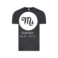 Vintage Black Scorpio Horoscope Vintage Tee - Bettercallsaul