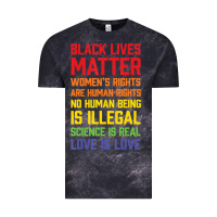 Cloud Black Black Lives Matter List Vintage Tee - longCreatives