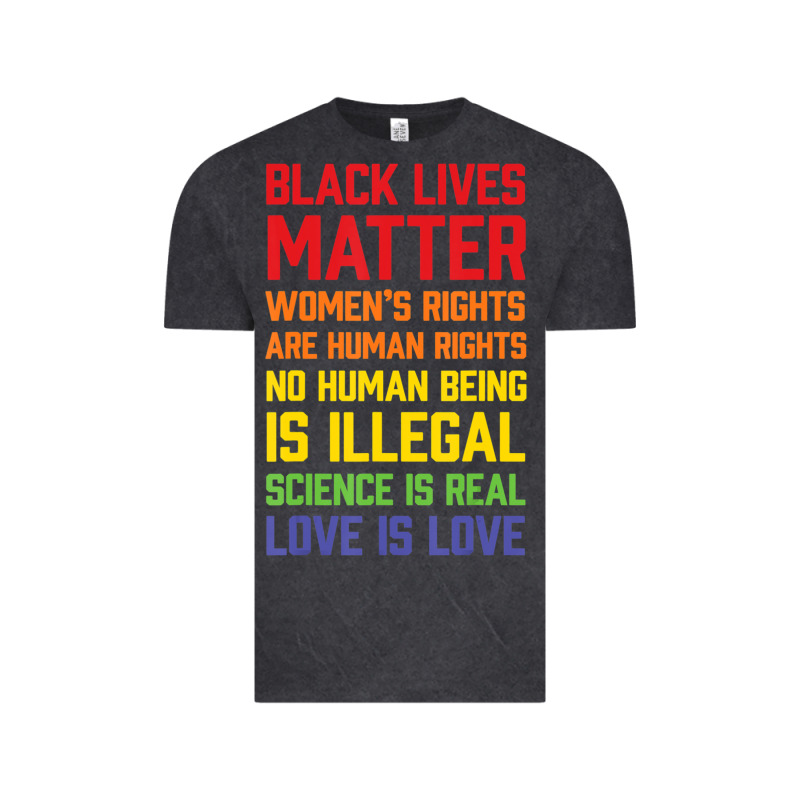 Black Lives Matter List Vintage Tee by longCreatives | Teevron