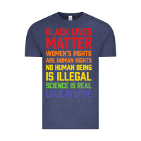 Vintage Denim Black Lives Matter List Vintage Tee - longCreatives