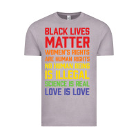 Vintage Zinc Black Lives Matter List Vintage Tee - longCreatives