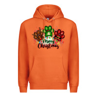 Carrot merry christmas paws Premium Hoodie - FaDigitalArtStudio